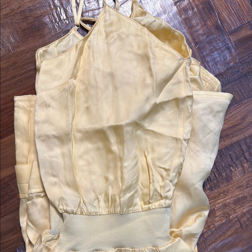 Cinq a Sept Amia Yellow Women's Jumpsuit - Picture 4 of 4